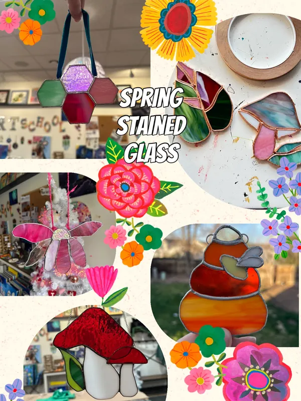 Adult and Teen Intro to Stained Glass class
