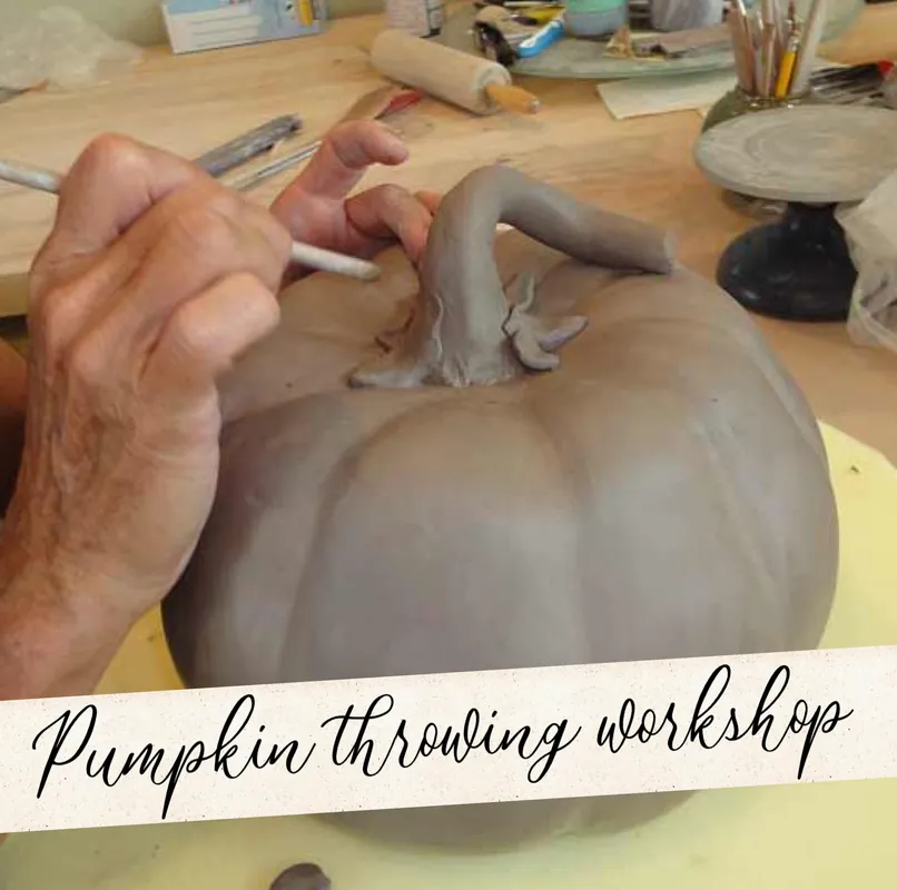 Pottery Wheel Throwing Pumpkin workshop