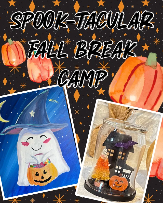 SPOOK-tacular Fall Break Art Camp (ages 6-14)