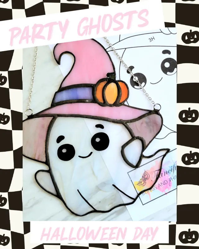 Party Ghosts- Stained Glass workshop