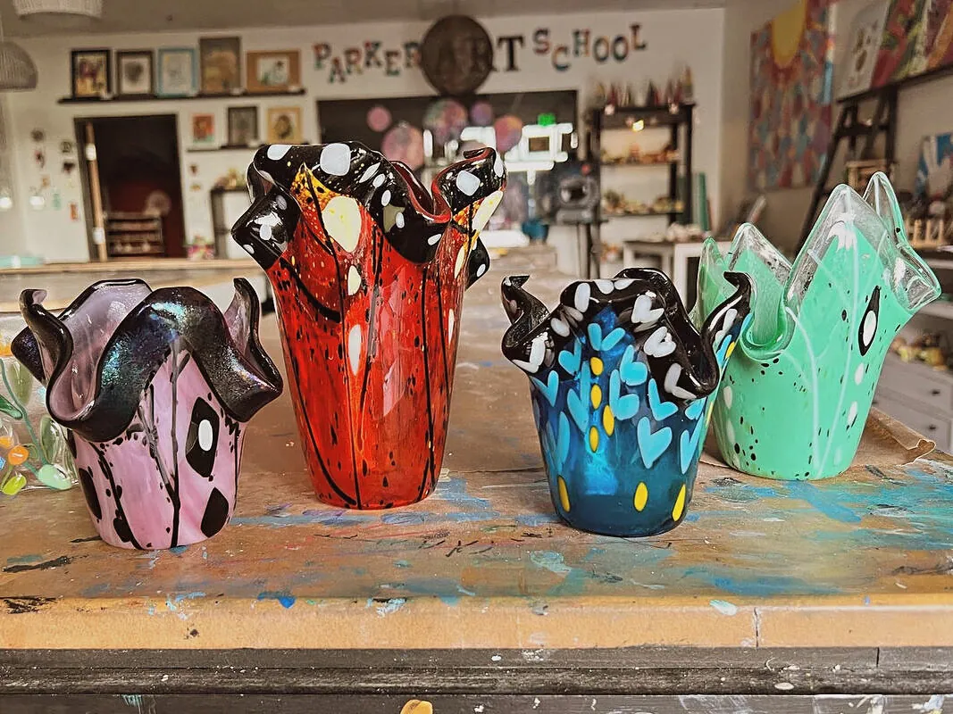 Intro to glass fusion- draped vessels