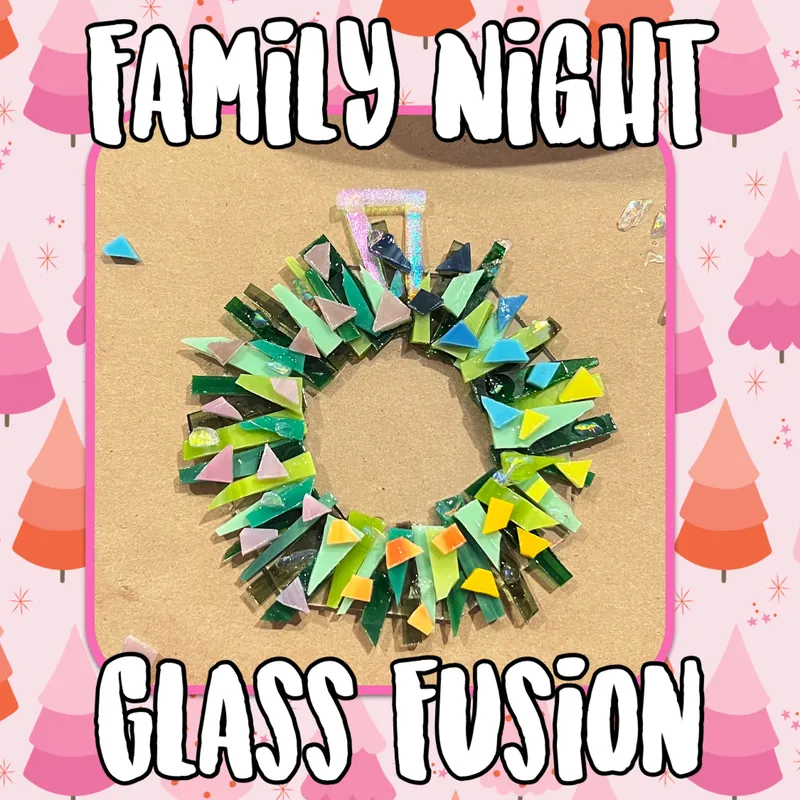 Family Night - Glass Fusion Ornaments