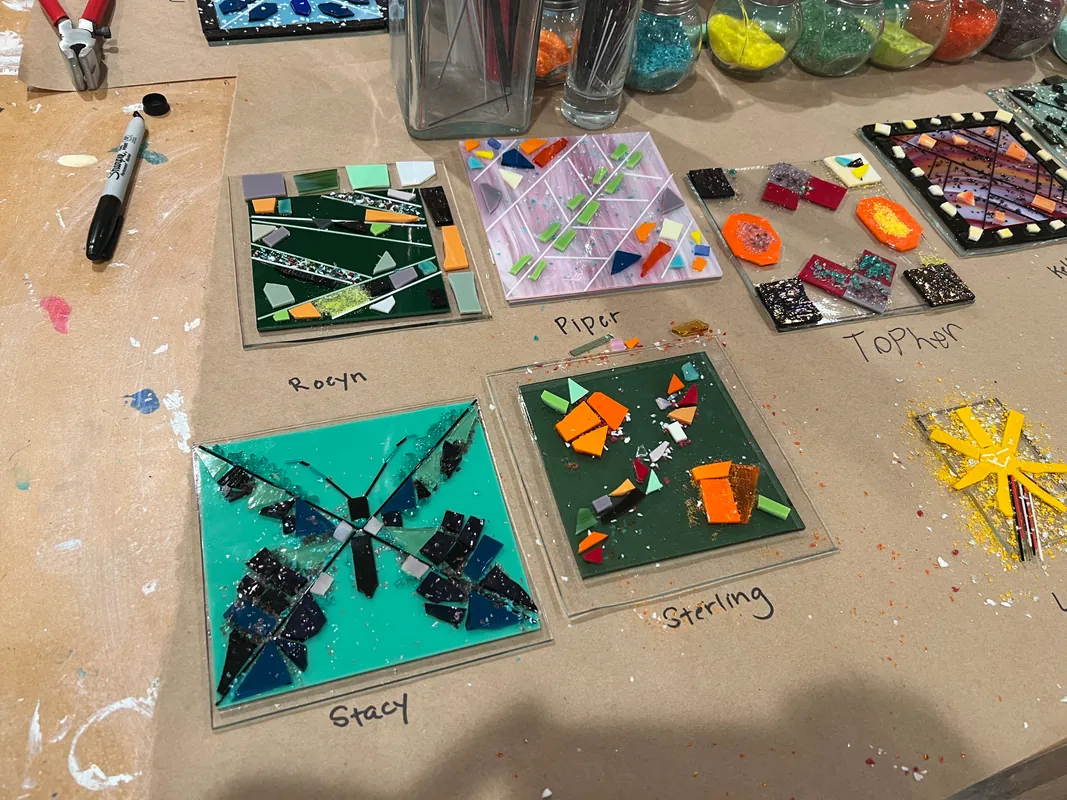 Private event glass fusion