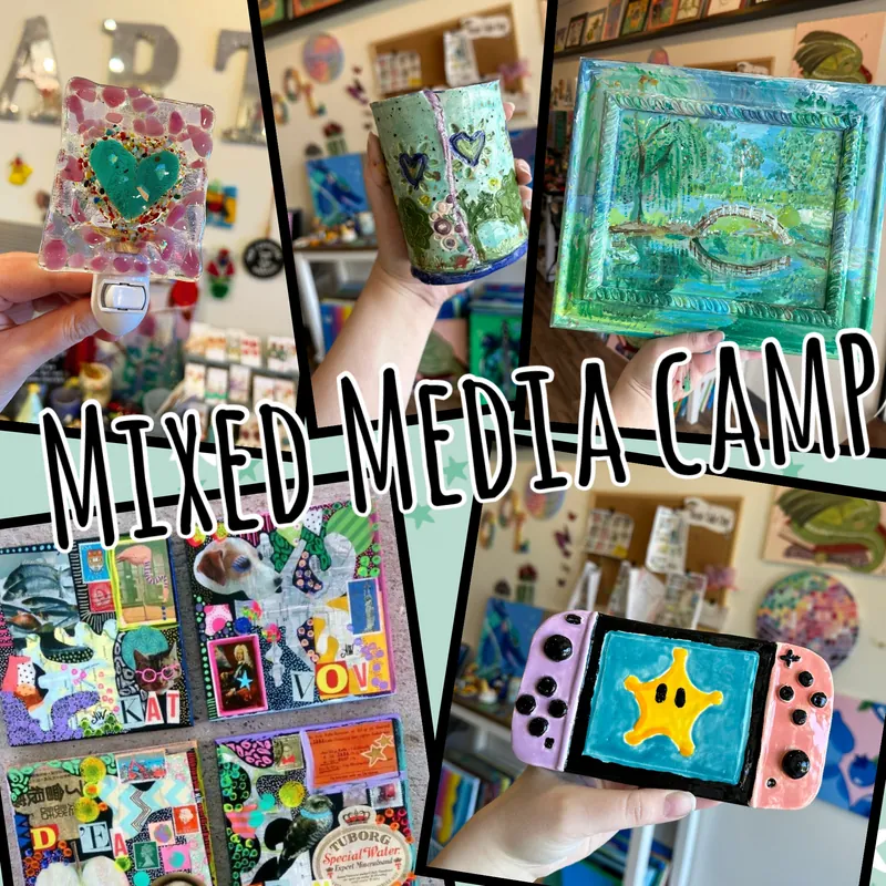 Winter Break Mixed Media Art Camp (ages 8+)