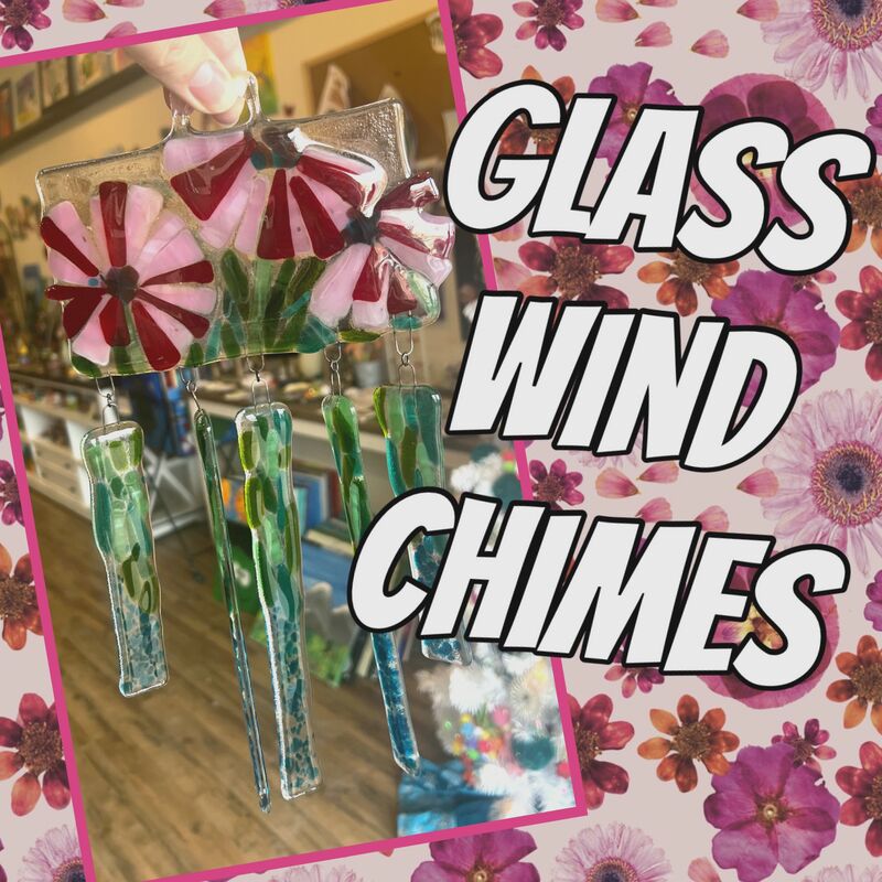 Valentines Glass fusion windchime class