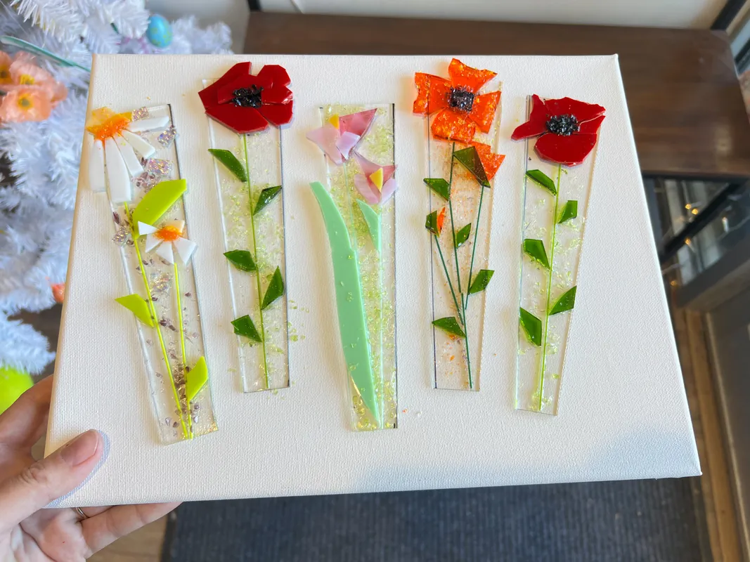 Friday Nights Out - Adult Glass Fusion Garden stakes