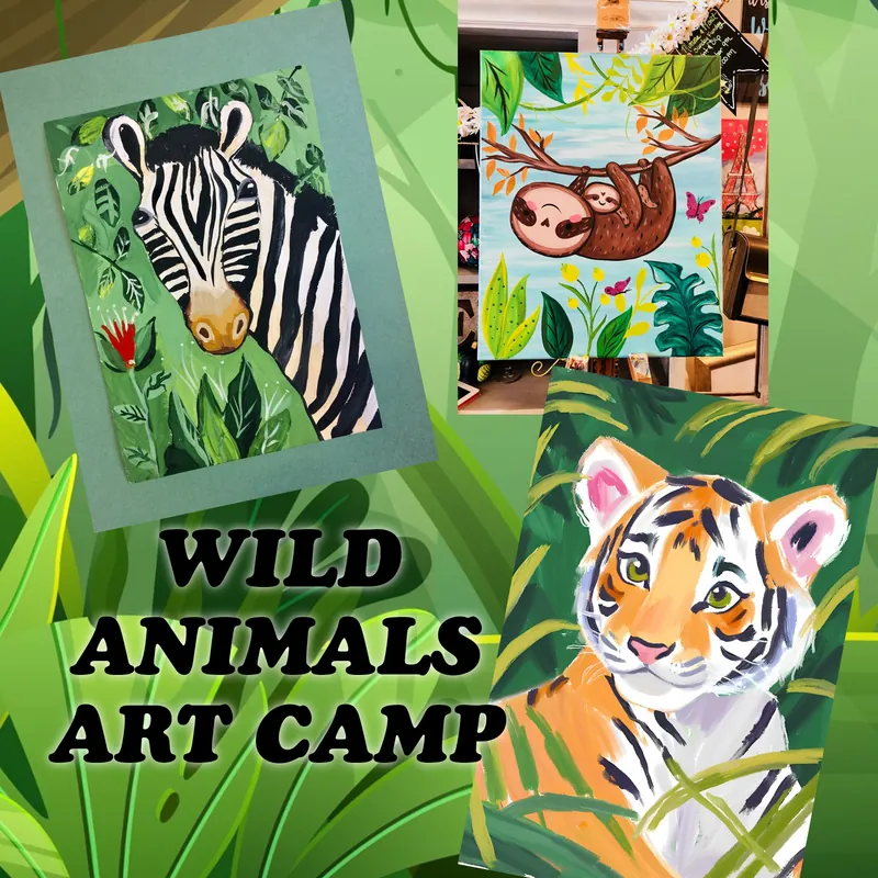 Wild Animals Summer Art Camp (ages 6+)