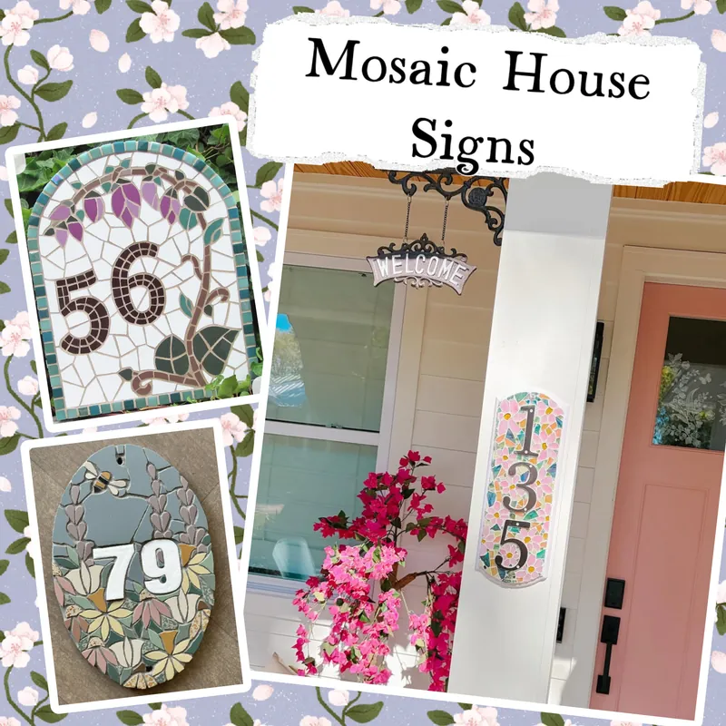 Mosaic House Numbers Workshop (2 days)