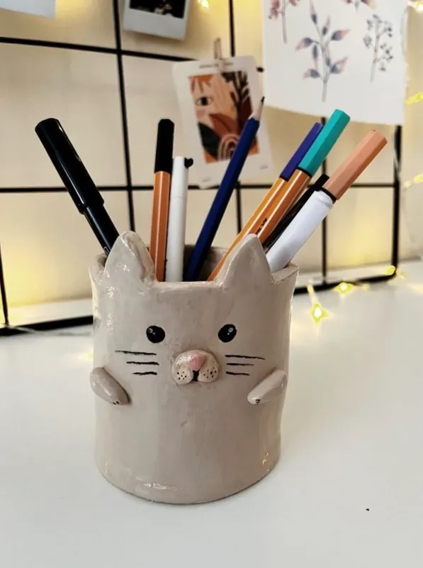 Friday Afternoon Art Club - Clay Handbuilding Pencil Cups