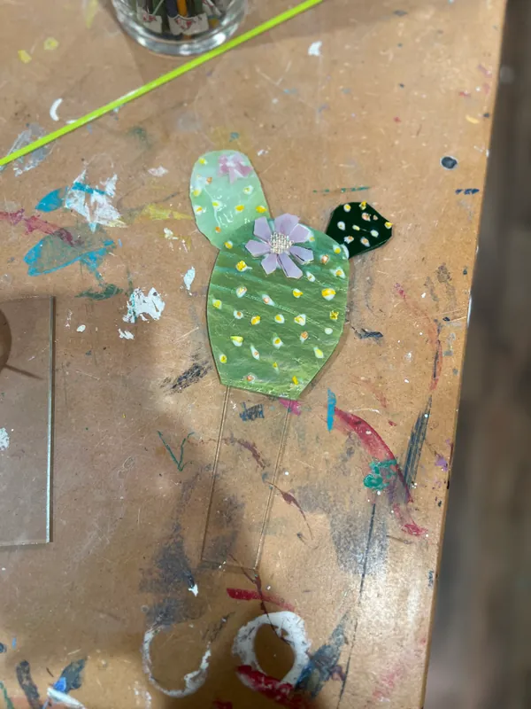 Glass Fusion cactus garden class