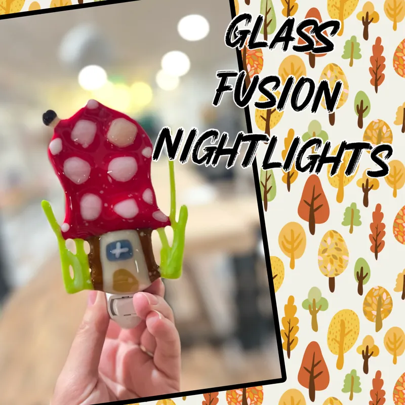 Family Glass fusion class- nightlight class