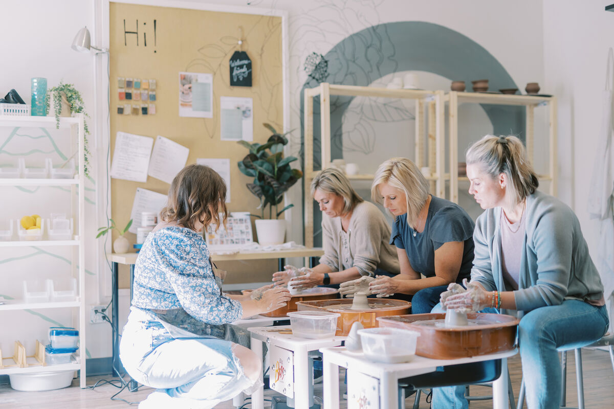 Five Week Beginners Pottery Wheel course ~ adult only class