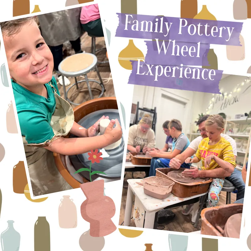Family Wheel Class - Clay Pottery Throwing For Two