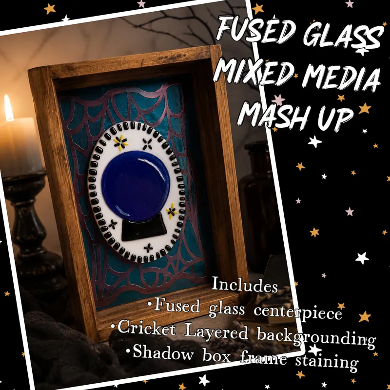 Adult Glass fusion Mixed Media Mash up class