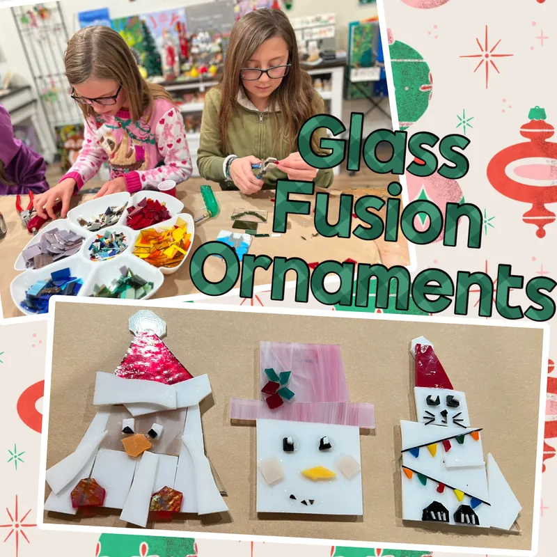 Family Day - Glass Fusion Ornaments