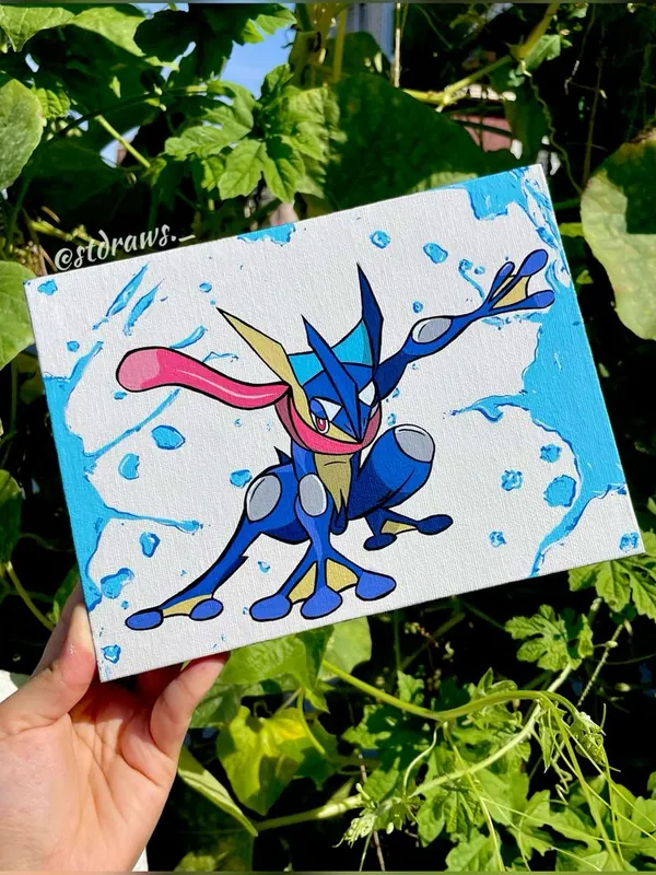 Pokémon and Pizza Party Paint Greninja