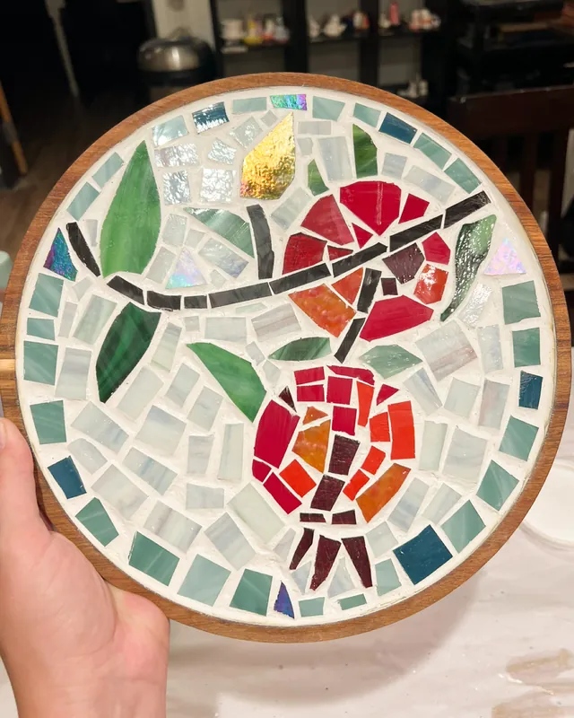 Autumn Mosaic Tray Workshop - Beginner Friendly