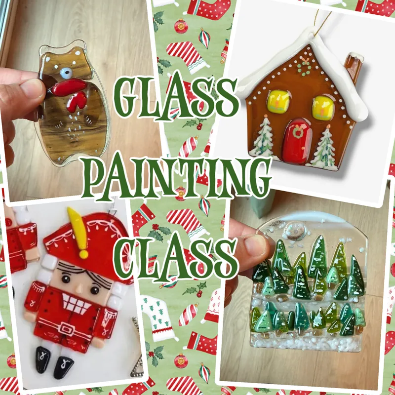 New! Glass Painting Fusion Ornaments