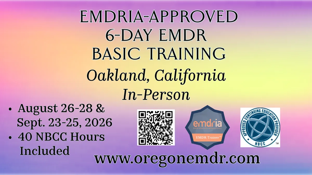 EMDR Therapy Basic Training- Oakland Summer 2026