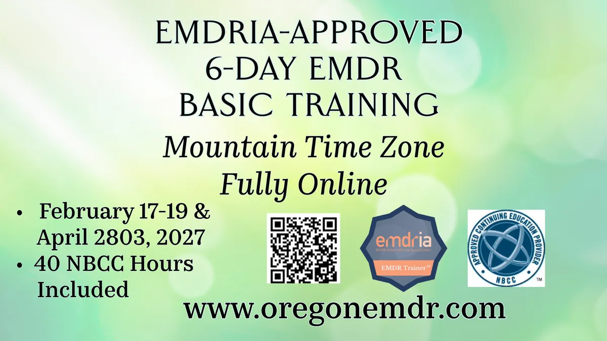 EMDR Therapy Basic Training- Online Mountain Time Zone 2026