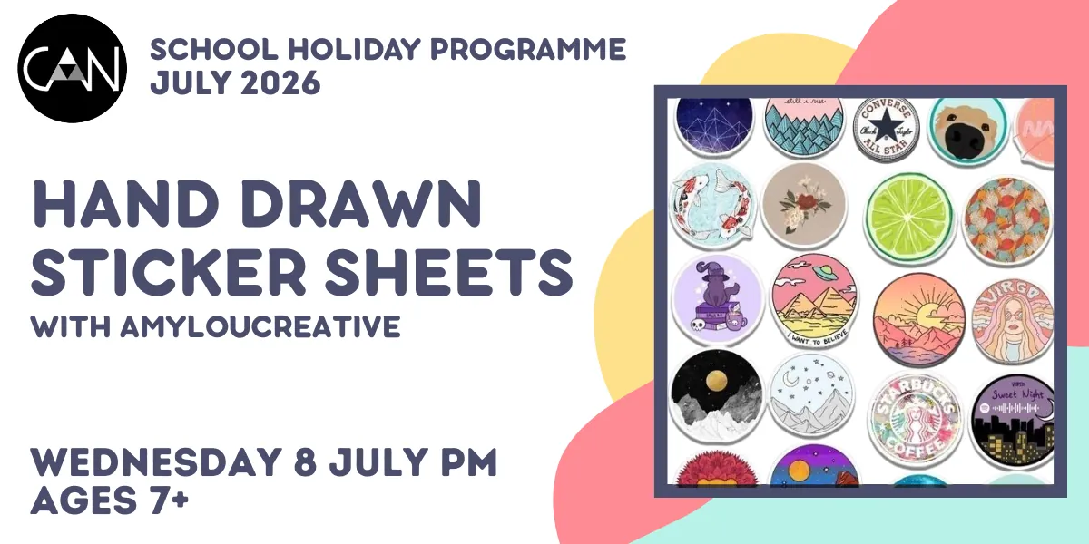 Hand Drawn Stickers - Wednesday 8th July 2026 (EV2613/14)