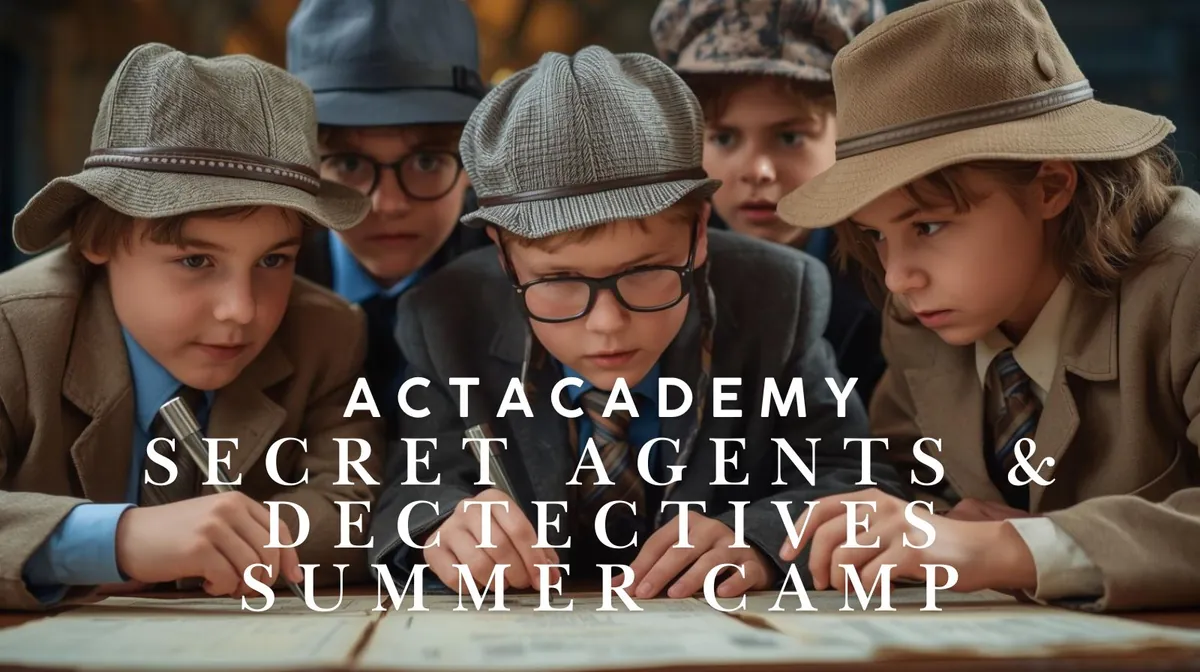 WEEK BEGINNING 10th AUGUST- 'SECRET AGENTS & DETECTIVES' THEATRICAL SUMMER CAMP (4-7 year olds)
