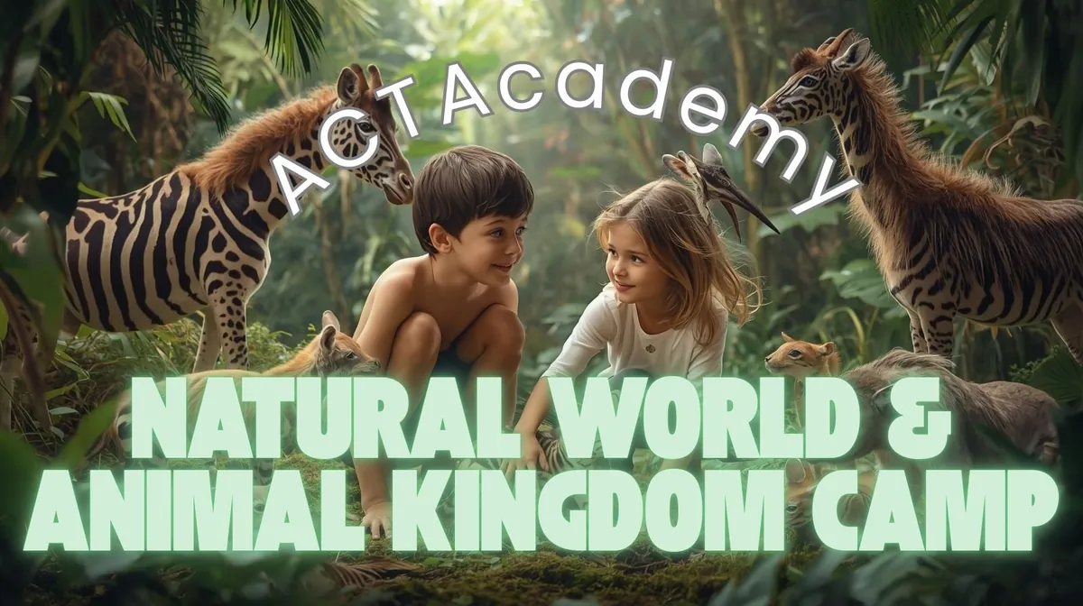 WEEK BEGINNING 17th AUGUST - 'NATURAL WORLD & ANIMAL KINGDOM' CREATIVE SUMMER CAMP (4-7 year olds)