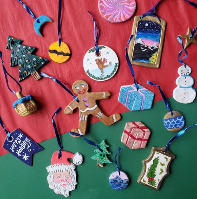 Caregiver and Child Ornament Making