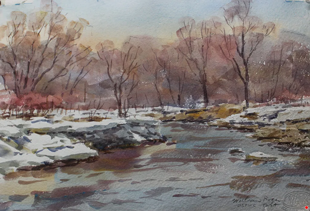 Watercolour with William Rogers!