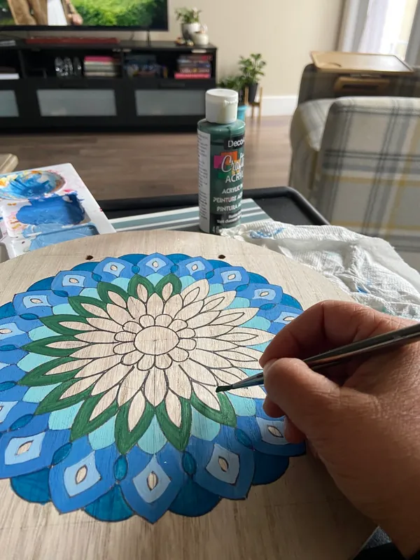 Mandala on canvas - all levels