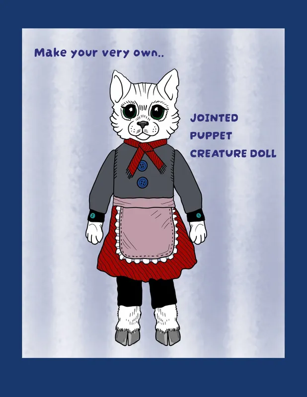Jointed Puppet Creature Dolls