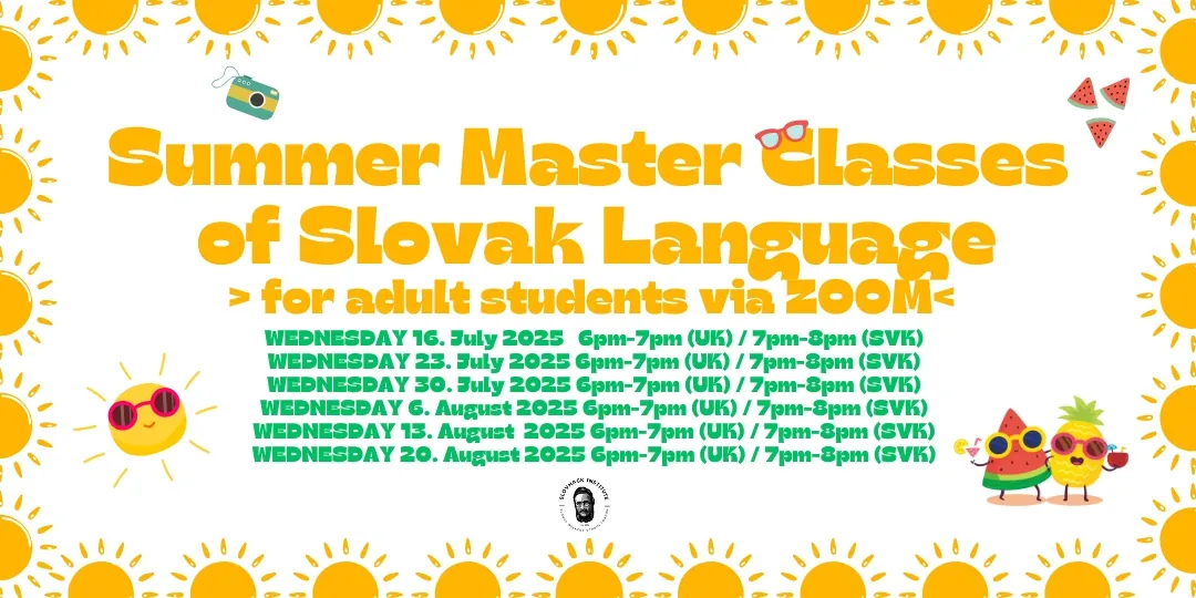 Summer Masterclasses of Slovak language (2025)