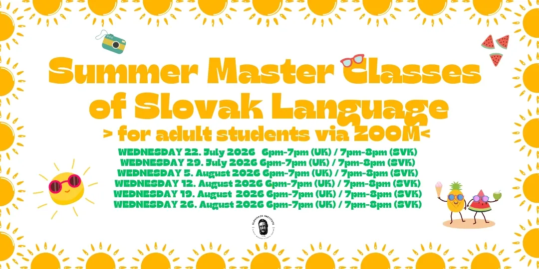 Summer Masterclasses of Slovak language (2026)