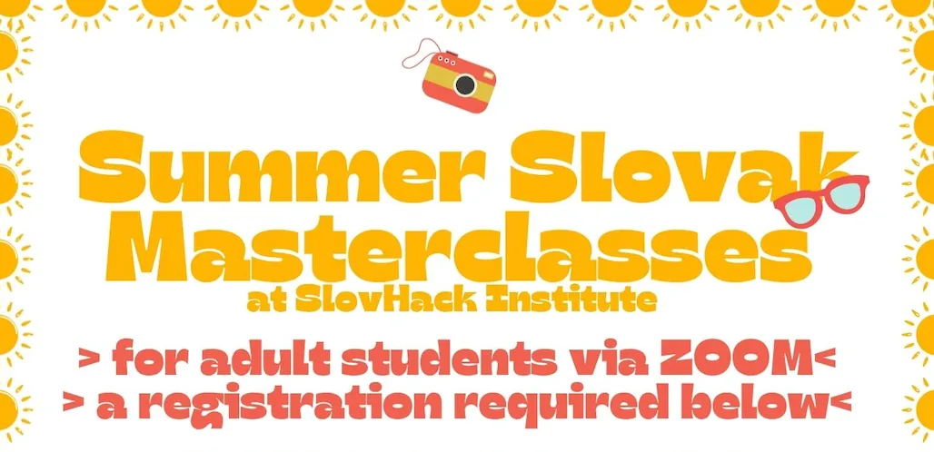 Summer Masterclasses of Slovak language (2026)