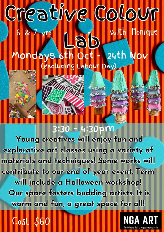 Creative Colour Lab with Monique  6 & 7 yrs Term 4 2025
