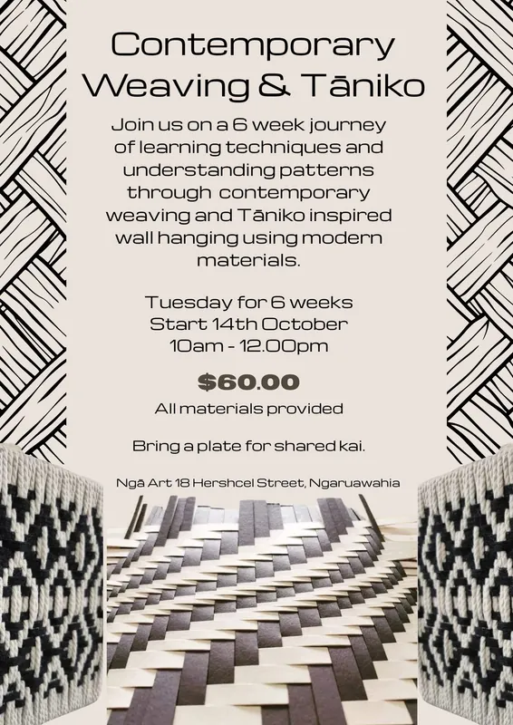 Contemporary Weaving & Tāniko Term 4