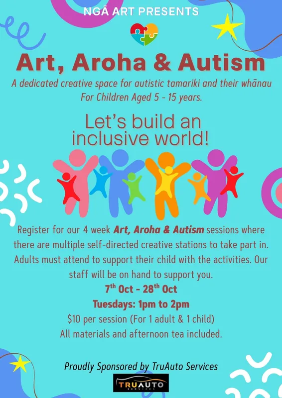 Art, Aroha & Autism - 4 Week block