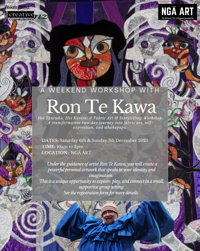 A Weekend Workshop with Ron Te Kawa