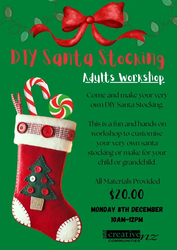 Adults DIY Santa Stocking  -   Christmas Festival Workshop
