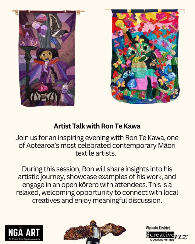 Artist Talk with Ron Te Kawa