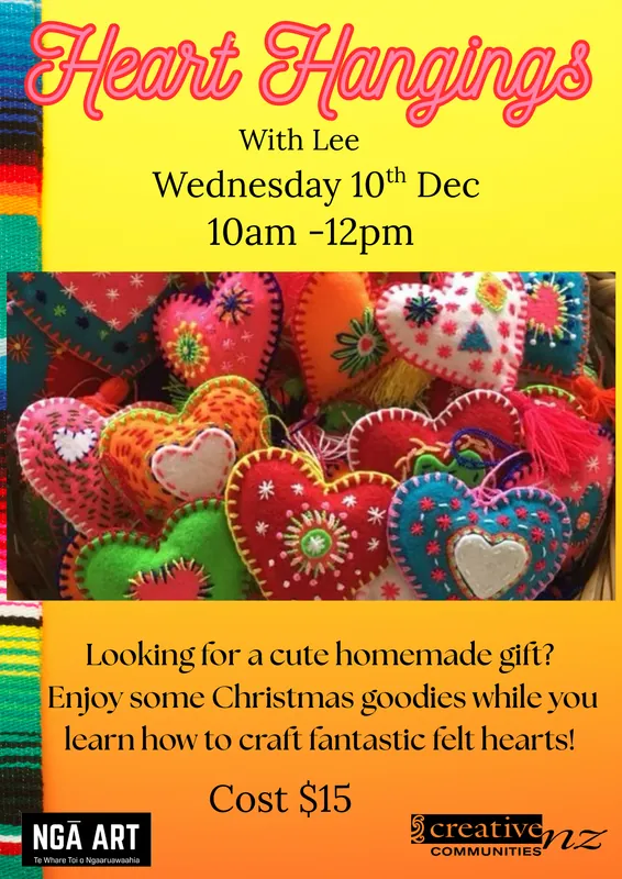 Heart Hangings with Lee - Christmas Festival Workshop