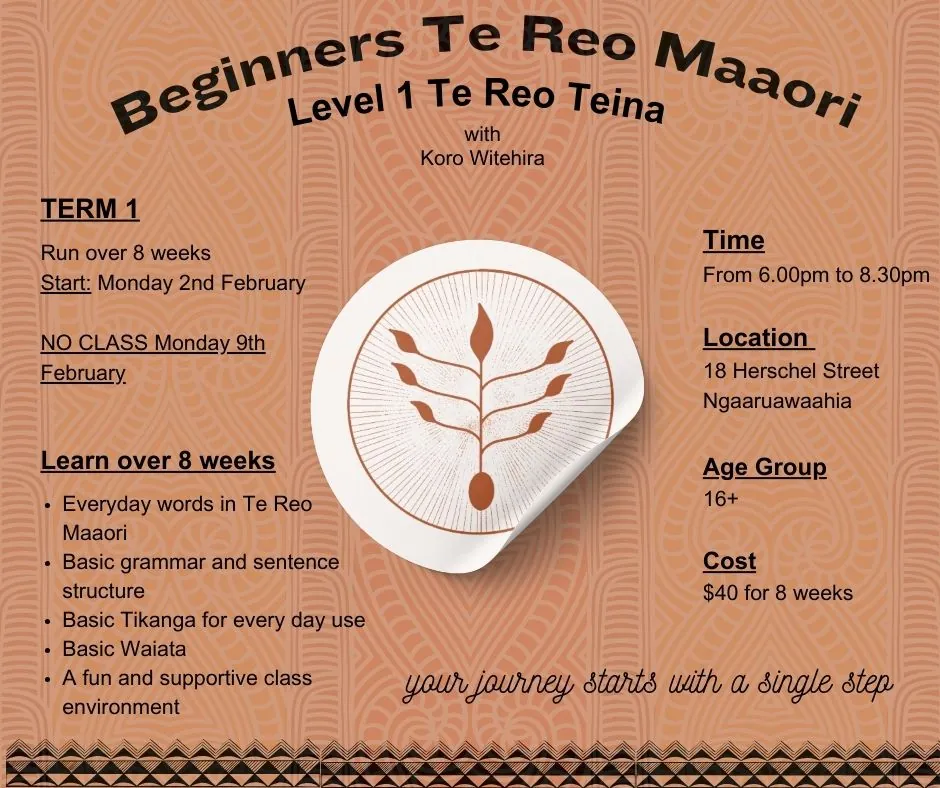 Beginners Te Reo Maaori - Level 1, Te Reo Teina