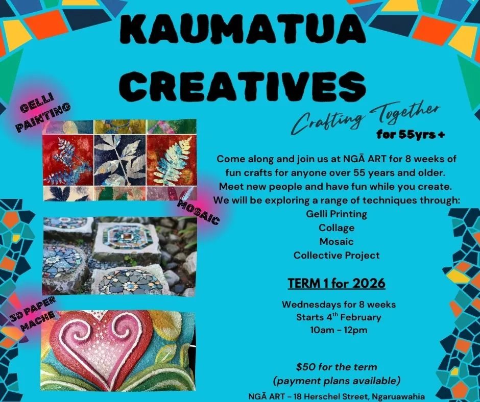 Kaumatua Creatives - Crafting Together Term 1 2026