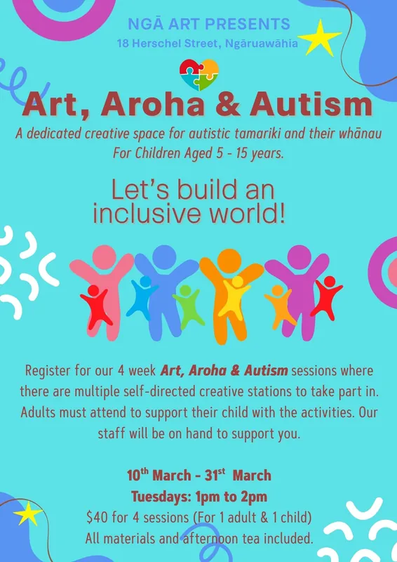 Art, Aroha & Autism - 4 Week block