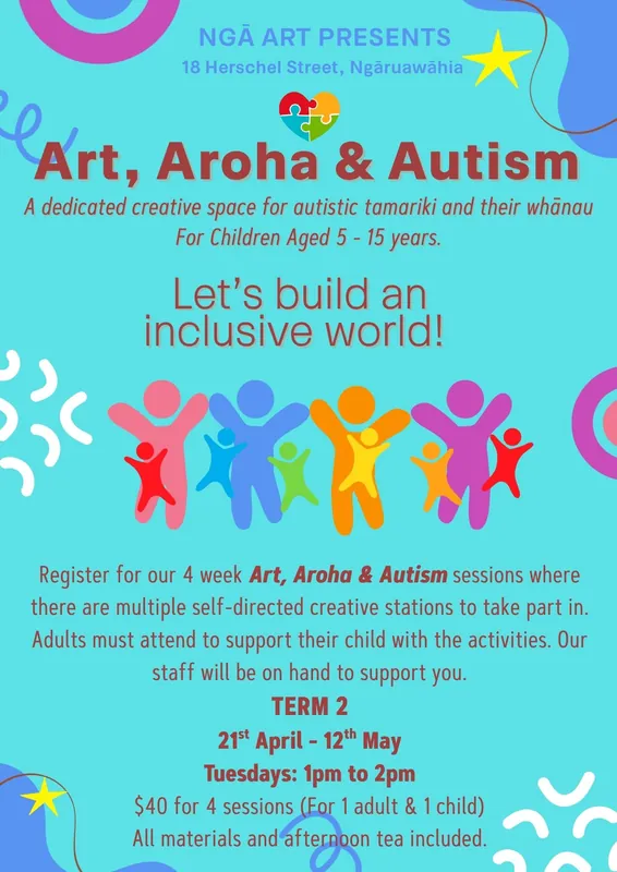 Art, Aroha & Autism - 4 Week block