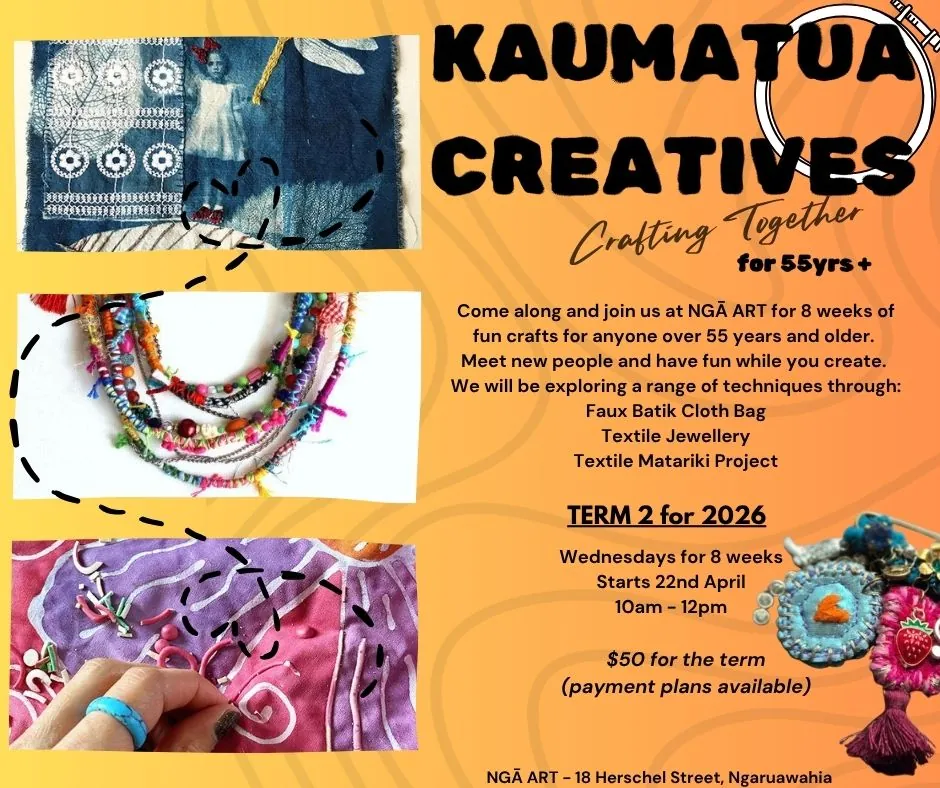 Kaumatua Creatives - Crafting Together Term 2 2026
