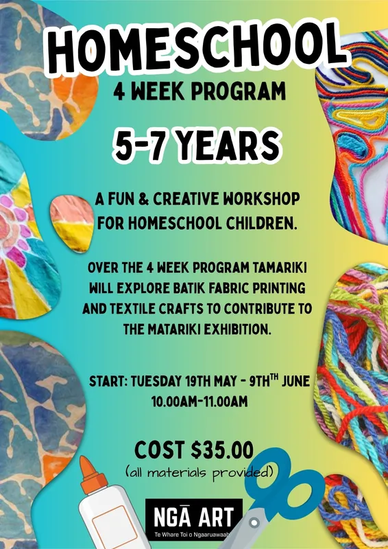 Homeschool 4 Week Program 5-7yr olds