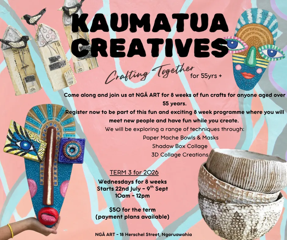 Kaumatua Creatives - Crafting Together Term 3 2026