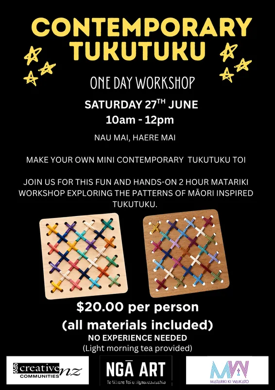 Contemporary Mini Tukutuku Workshop