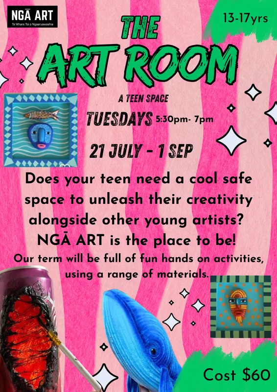 The Art Room - A TEEN art space for 13 to 17 year olds